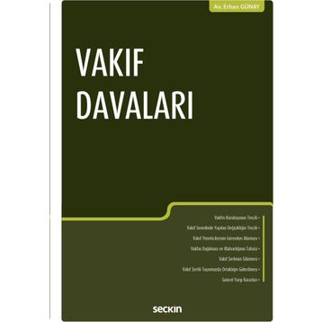 Vakıf Davaları - Erhan Günay
