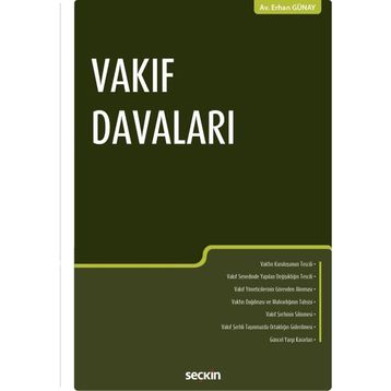 Vakıf Davaları - Erhan Günay