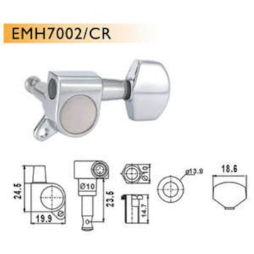 Valencia EMH7002CRR6 Elektro Gitar Akort Mekanizması