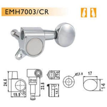 Valencia EMH7003CRR6 Elektro Gitar Akort Mekanizması