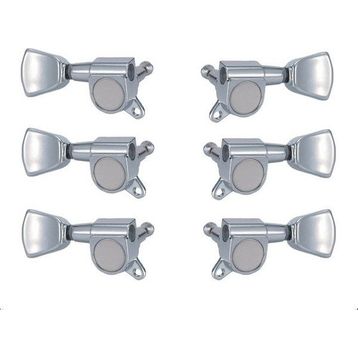 Valencia EMH7004CRR3L3 6'lı Set 3 Sağ+3 Sol Krom Elektro Gitar Burgusu