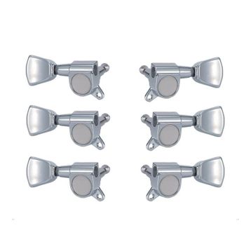 Valencia EMH7004CRR3L3 6'lı Set 3 Sağ+3 Sol Krom Elektro Gitar Burgusu