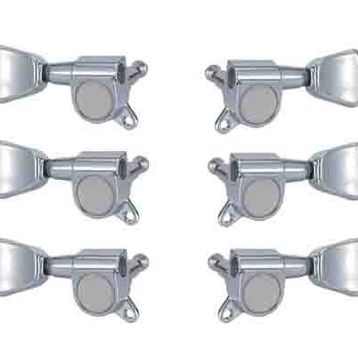 Valencia EMH7004CRR3L3 6'lı Set 3 Sağ+3 Sol Krom Elektro Gitar Burgusu