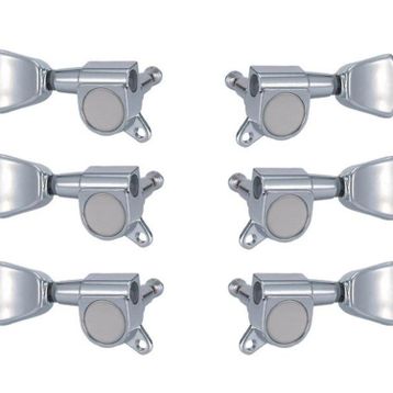 Valencia EMH7004CRR3L3 6'lı Set 3 Sağ+3 Sol Krom Elektro Gitar Burgusu