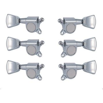 Valencia EMH7004CRR3L3 6'lı Set 3 Sağ+3 Sol Krom Elektro Gitar Burgusu