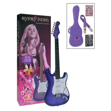 Valencia GRE1KCPP Elektro Gitar Seti