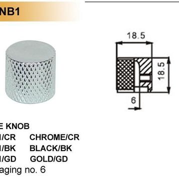 Valencia MNB1CR Metal Gitar Potansı
