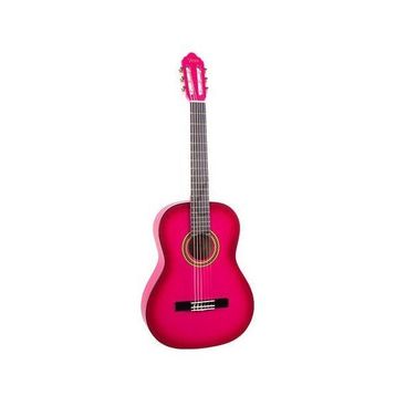 Valencia VC102TPKS 6-8 Yaş Sap Çelikli 1/2 Pembe Sunburst Klasik Gitar