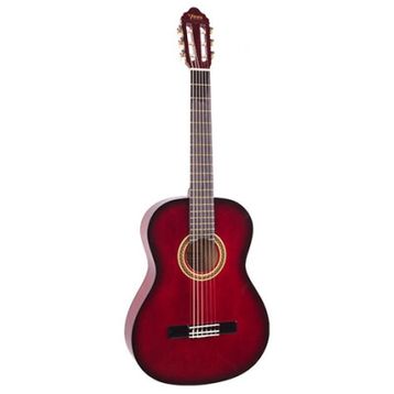 Valencia VC102TRDS Sap Çelikli 1/2 Kırmızı Sunburst Klasik Gitar