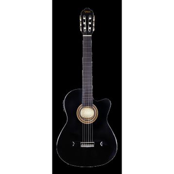 Valencia VC104THNCEBK Elektro Klasik Gitar