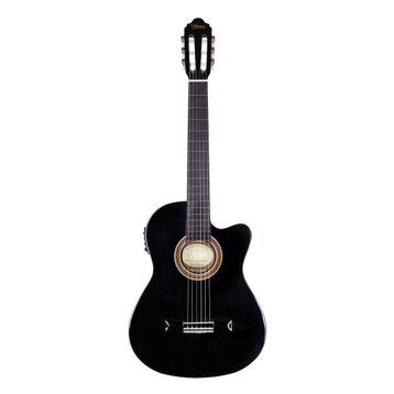 Valencia VC104THNCEBK Elektro Klasik Gitar