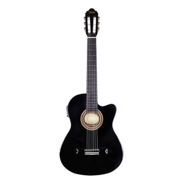 Valencia VC104THNCEBK Elektro Klasik Gitar
