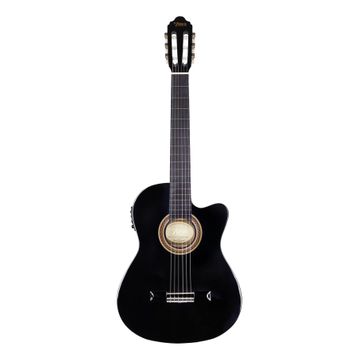 Valencia VC104THNCEBK Elektro Klasik Gitar