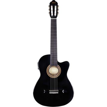 Valencia VC104THNCEBK Elektro Klasik Gitar