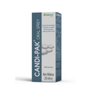 Valens Candi-Pak Karadut Propolis Kekik 20 ml Sprey