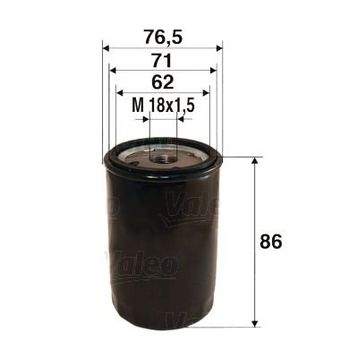 Valeo 586010 Yağ Filtresi