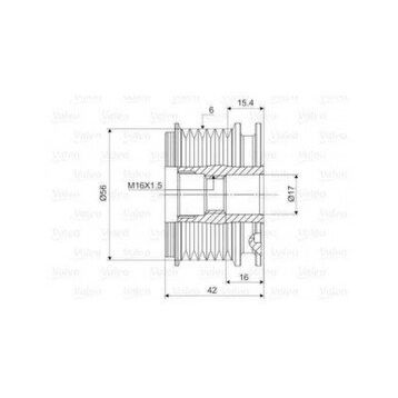 Valeo 588024 Alternatör Kasnağı