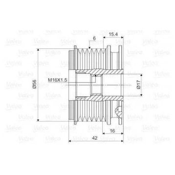 Valeo 588024 Alternatör Kasnağı