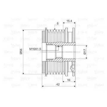 Valeo 588024 Alternatör Kasnağı