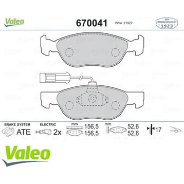 Valeo 670041 Ön Balata