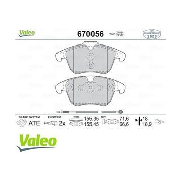 Valeo 670056 Ön Balata