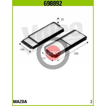 Valeo 698892 Polen Filtresi