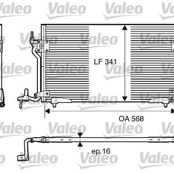 Valeo 817230 Klimalı Motor Radyatörü