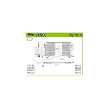 Valeo 817230 Klimalı Motor Radyatörü