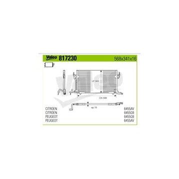 Valeo 817230 Klimalı Motor Radyatörü