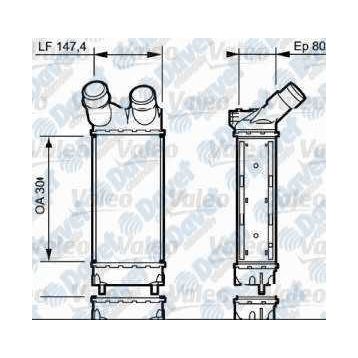 Valeo 818866 Turbo Radyatörü İnterkol