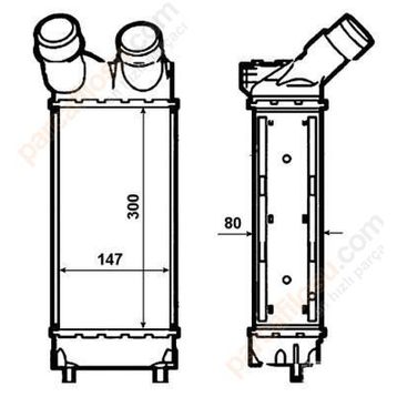 Valeo 818866 Turbo Radyatörü İnterkol