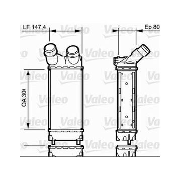 Valeo 818866 Turbo Radyatörü İnterkol