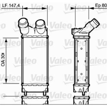 Valeo 818866 Turbo Radyatörü İnterkol