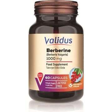 Validus Berberin 1000 Mg 60 Kapsül