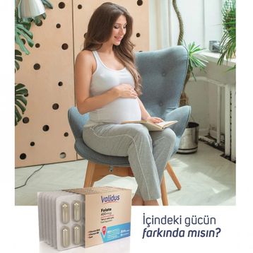 Validus Folate 400 mcg 60 Kapsül