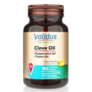 Validus Fresh Breath Clove Oil 90 Kapsül
