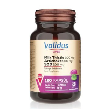 Validus Liver Milk Thistle 120 Kapsül