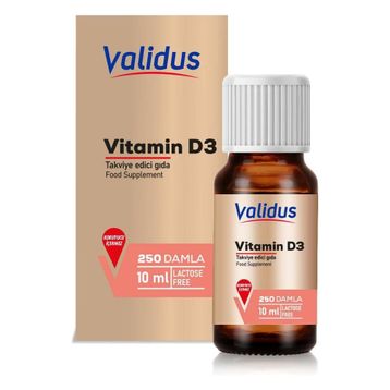 Validus Vitamin D3 10 ml Damla