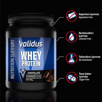 Validus Whey Protein Chocolate 700 gr Takviye Edici Gıda