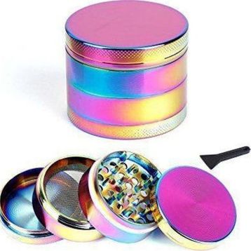 Valkyrie 40 mm 4 Katmanlı Renkli Çinko Alaşım Herbal Grinder Baharat Bitki Ot Tütün Öğütücü