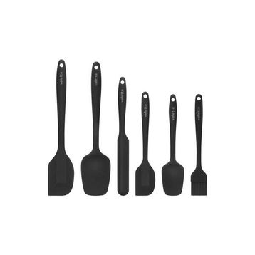 Valletta Siyah 6'lı Drongo Spatula Set