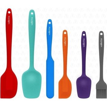 Valletta Siyah 6'lı Drongo Spatula Set