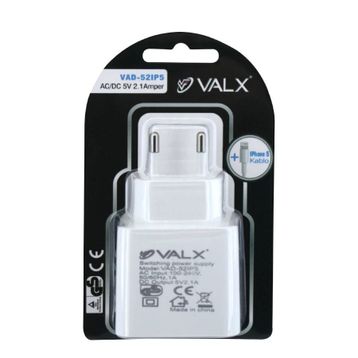 Valx VAD-52IP5 Beyaz Şarj Adaptör