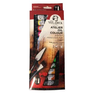 Van Dyck 12 ml 12'li Atelier Yağlı Boya Seti