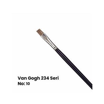 Van Gogh 234 Seri Öküz Kulağı Kılı Düz Kesik Uçlu Fırça