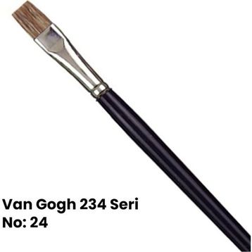 Van Gogh 234 Seri Öküz Kulağı Kılı Düz Kesik Uçlu Fırça