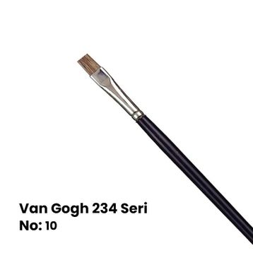 Van Gogh 234 Seri Öküz Kulağı Kılı Düz Kesik Uçlu Fırça