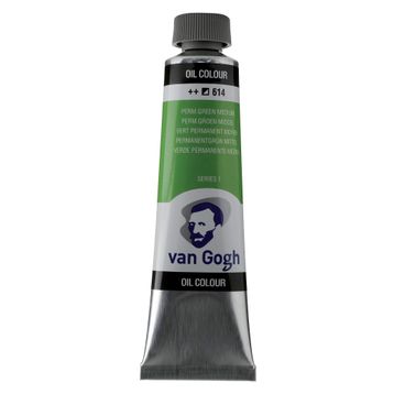 Van Gogh 40 ML Permanent Green Medium 614 Yağlı Boya