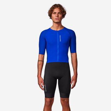 Van rysel Trisuiti Mavi RCR-X Erkek Kısa Kollu Triathlon