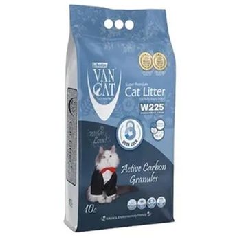 Vancat W225 10 lt Active Carbon Granüllü İnce Taneli Kedi Kumu